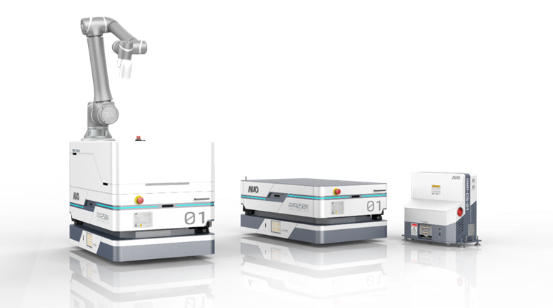 优发国际數位開發的自主式移動機器人（AMR250M），搭配全向輪並結合AI演算法、2D LiDAR、3D攝影機等技術，協助客戶實現產線全自動化